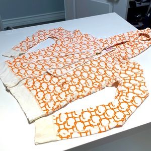 Like new juicy couture chain link waffle material zip up hoodie